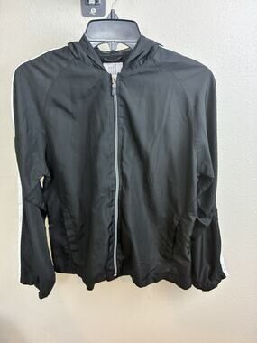 afi sport Men's Track Jacket Full Zip Black Mesh Polyester Size M